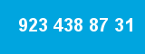 923 438 87 31 923 438 87 31